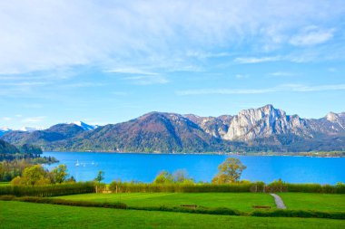 Alpler, Salzburger arazi, Avusturya ile güzel manzara