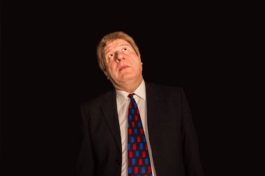 Portre portre, onu mutlu eden bir şey hakkında hayal kıdemli olgun erkek arayan