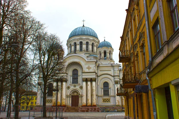 Kościół Michała Archanioła Kownie Litwa — Zdjęcie stockowe