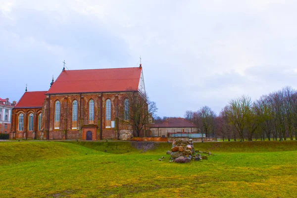 Церква Святого Георгія Місті Каунас Литві — стокове фото