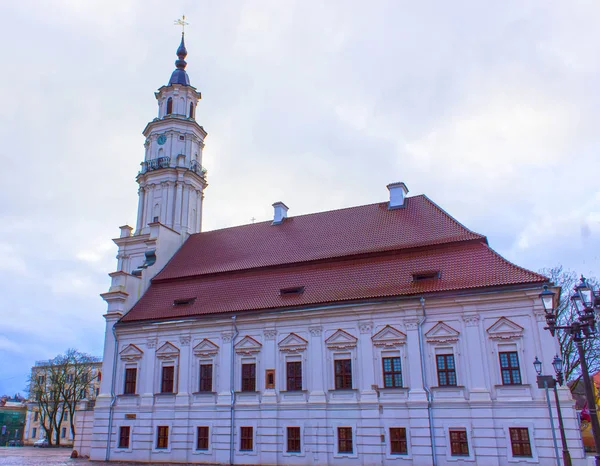 View City Hall Old Town Kaunas Lithuania — Stock Photo, Image