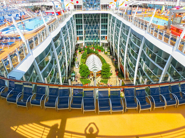 Barcelona, Spain - September 06, 2015: Royal Caribbean, Allure of the Seas