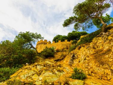 Castell Plaja at Sa Caleta beach in Costa Brava