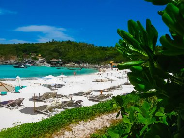 Güzel plaj tropikal bir ada Koh Racha Yai