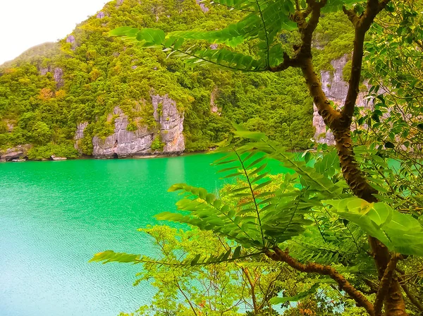 Vista pitoresca do Parque Marinho Nacional Angthong — Fotografia de Stock