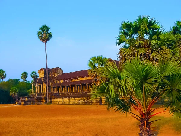 Angkor wat templo, siem cosechar, cambodia —  Fotos de Stock