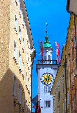 Eski kasaba Salzburg eski binalar