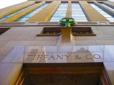 New York, Amerika Birleşik Devletleri - 13 Şubat 2013: Tiffany ve co bina finans bölgesine NYC Wall Street'te