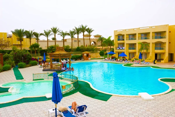 Sharm El Sheikh, Egypte - 13 April 2017: De luxe hotel Aurora — Stockfoto