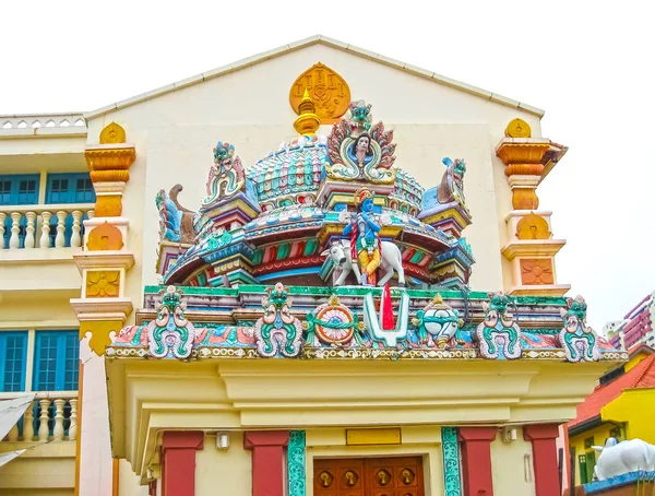 Tempio Sri Mariamman Hindu Singapore — Foto Stock