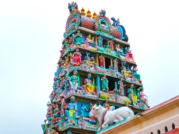 Tempio Sri Mariamman Hindu Singapore — Foto Stock