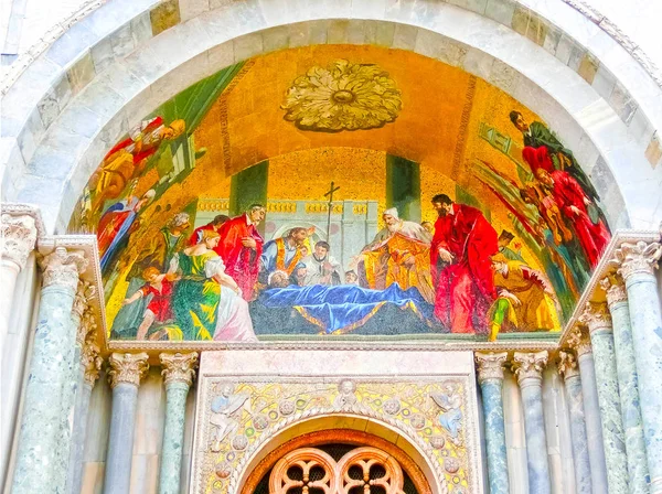 Venecia Italia Mayo 2017 Detalle Basílica San Marcos Venecia Italia — Foto de Stock