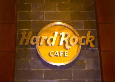 Sharm el Sheikh, Mısır-13 Nisan 2017: Sharm Hard Rock Cafe Mısır'için giriş