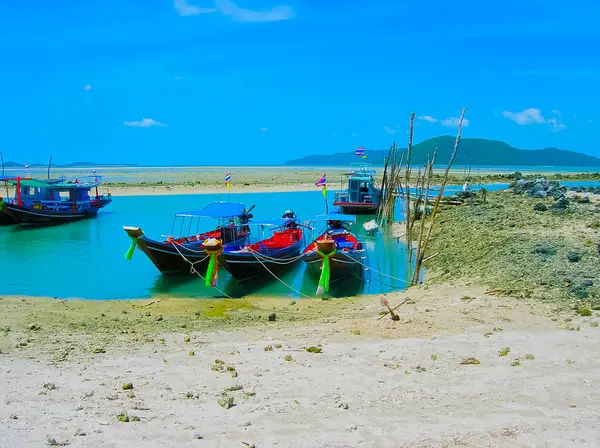 Традиционное Украшение Лодки Таиланде — стоковое фото