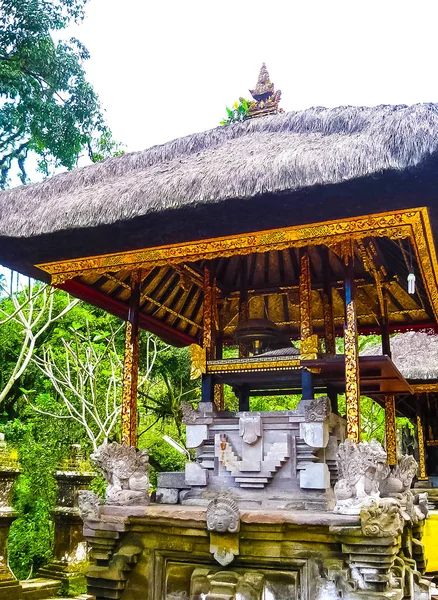 Gunung Kawi Tapınağı Candi Bali Endonezya Ormanda — Stok fotoğraf