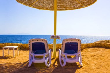 Mısır'da harika güneş plaj.