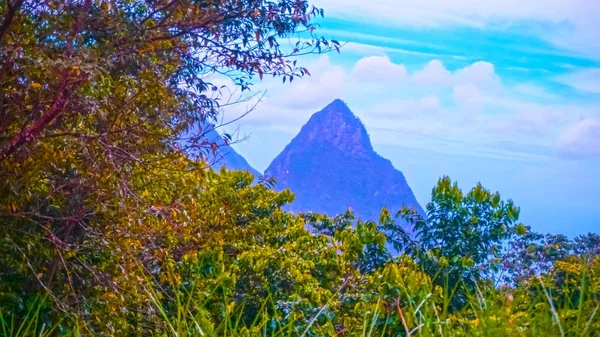 Mooie Saint Lucia, Caribische eilanden — Stockfoto