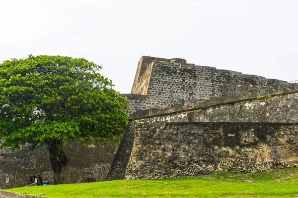 La muralla del fuerte San Cristóbal en San Juan, Puerto Rico — Foto de Stock