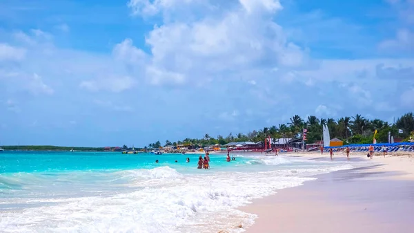 Paisaje Playa Saint Martins Mar Caribe — Foto de Stock