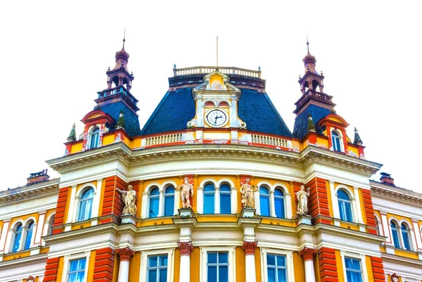 Façades de bâtiments en République Tchèque — Photo