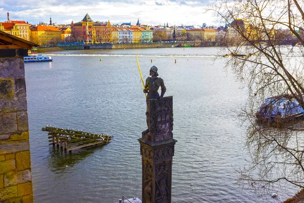 View of Vltava river in Prague — Stock Photo, Image