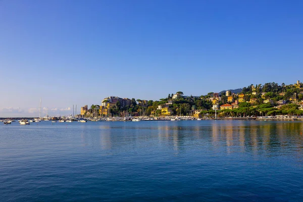 Travel view of town Rapallo at Italy — Stock Photo, Image