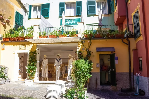 Portofino, Italië - 13 september 2019: Beroemd Hotel Nazionale in Portofino, Italië — Stockfoto