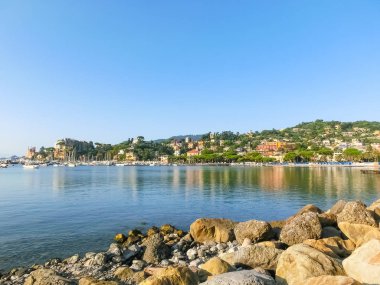 İtalya'da Kasaba Rapallo seyahat görünümü