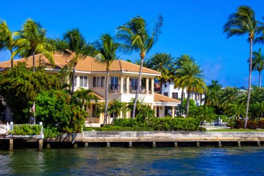 Fort Lauderdale - 11 Aralık 2019 Fort Lauderdale 'de lüks bir konak