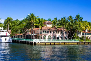 Fort Lauderdale 'de lüks bir malikane. Küçük Venedik..