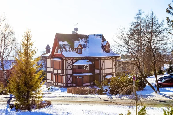 Casa tradizionale in Stary Smokovec. Slovacchia — Foto Stock