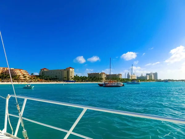 Aruba manzarası. Aruba - güzel Karayip Adası. — Stok fotoğraf