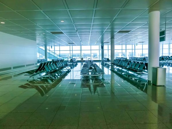 München, Tyskland - 12 december 2019: Internationell flygplats — Stockfoto
