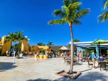 Half Moon Cay, Bahamalar - 02 Aralık 2019: