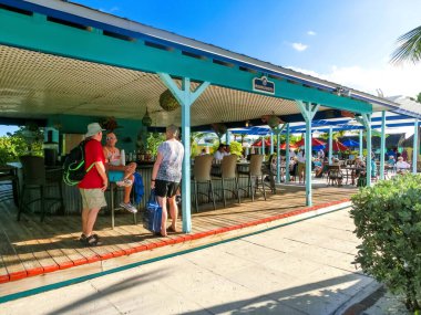 Half Moon Cay, Bahamalar - 02 Aralık 2019: