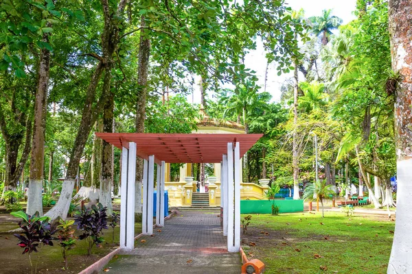 Парк Варгас, городской парк в Пуэрто-Лимоне, Коста-Рика — стоковое фото
