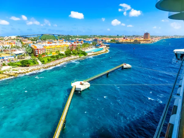 Het Caribisch gebied. Het eiland Curacao. Curacao is een tropische Para — Stockfoto