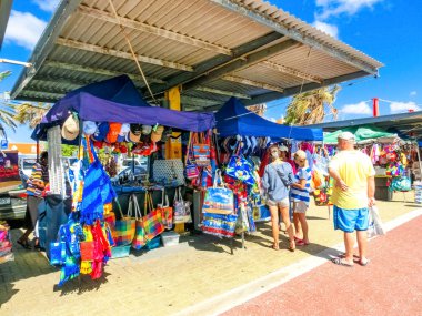 Willemstad, Curacao, Hollanda - 5 Aralık 2019: Touring sho