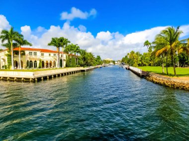 Fort Lauderdale 'de lüks bir malikane.