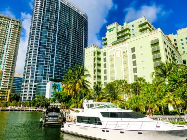 Fort Lauderdale - December 1, 2019: Cityscape of Ft. Lauderdale,