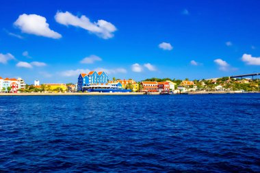 Willemstad, Curacao, Hollanda - Curacao 'daki özel renkli binalar