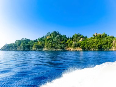 Portofino, İtalya deniz manzarası
