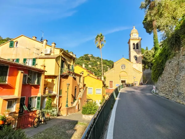 Architecture of Portofino, in the Metropolitan City of Genoa on — Stockfoto