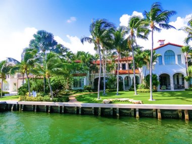 Lüks malikanede Fort Lauderdale küçük Venedik bilinen özel bölümü