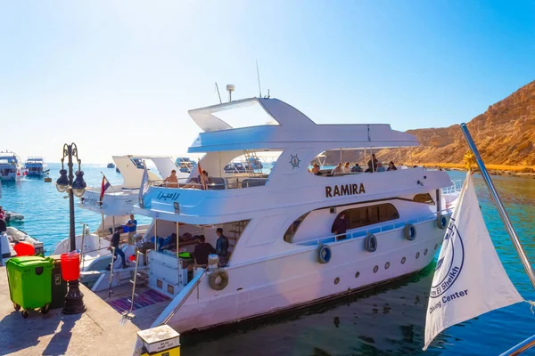 Sharm Sheikh Egipto Febrero 2020 Yates Recreo Puerto Para Crucero — Foto de Stock