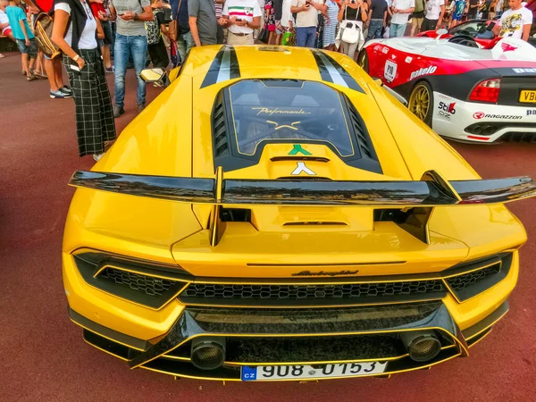 Rapallo Italy September 2019 Ferrari Portofino Model Cars Exhibited Ferrari — Stok fotoğraf