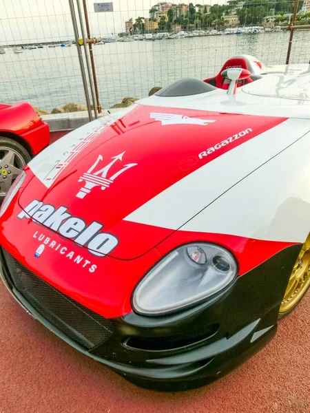 Rapallo Italy September 2019 Ferrari Portofino Model Cars Exhibited Ferrari — Stok fotoğraf