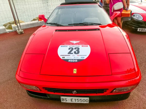 Rapallo Italy September 2019 Ferrari Portofino Model Cars Exhibited Ferrari — Stok fotoğraf