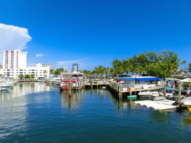 Fort Lauderdale - December 11, 2019: The jungle queen, popular tourist attraction the jungle queen has been in operation for the last 70 years taking tourists