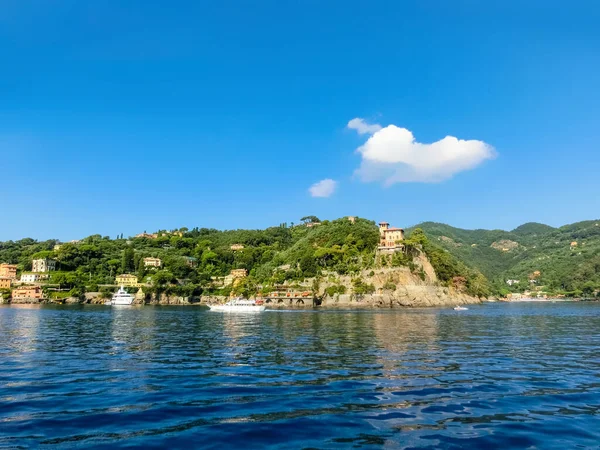 Pohled Moře Portofino Itálie Ligurii — Stock fotografie